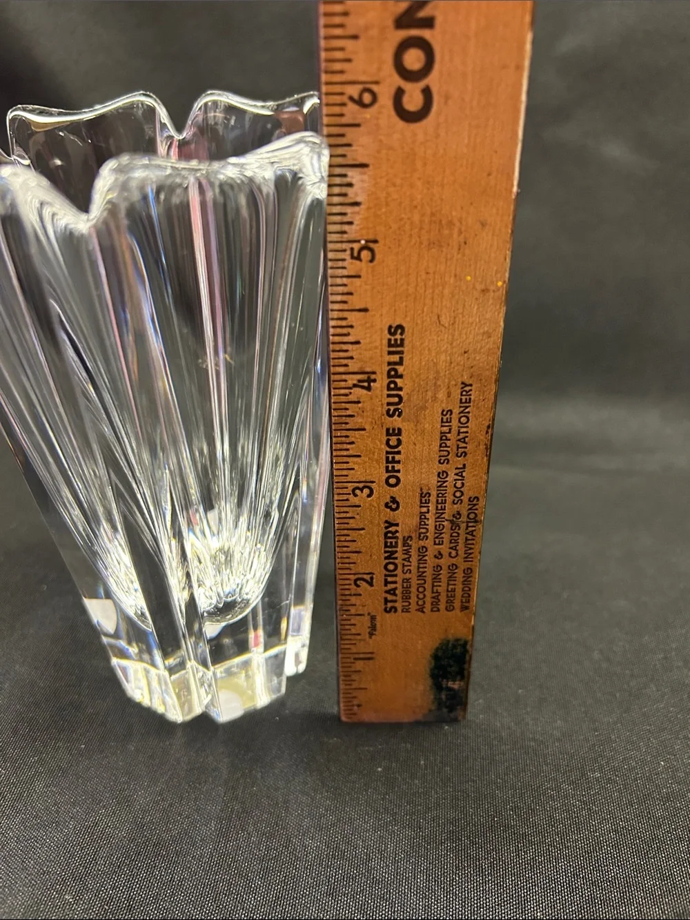 Orrefors ‘Corona’ crystal vase
